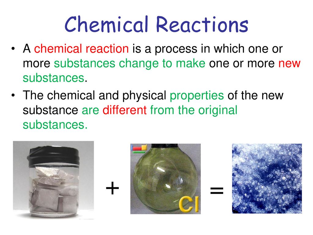 Forming New Substances ppt download
