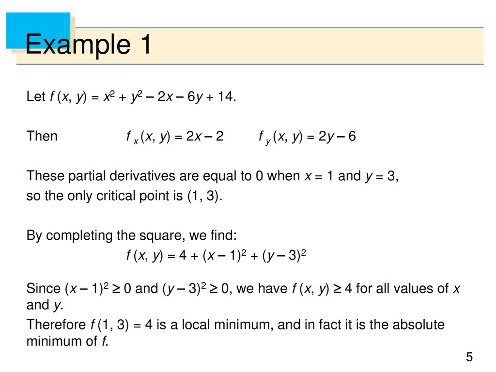 Maximum And Minimum Values Ppt Download