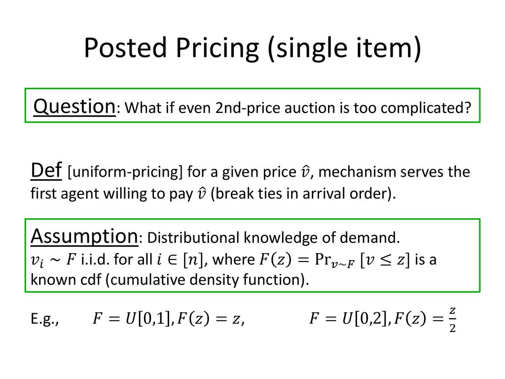Information Incentives And Mechanism Design Ppt Download