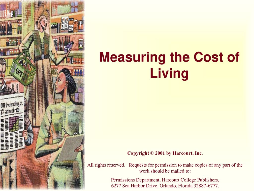 Measuring The Cost Of Living - Ppt Download