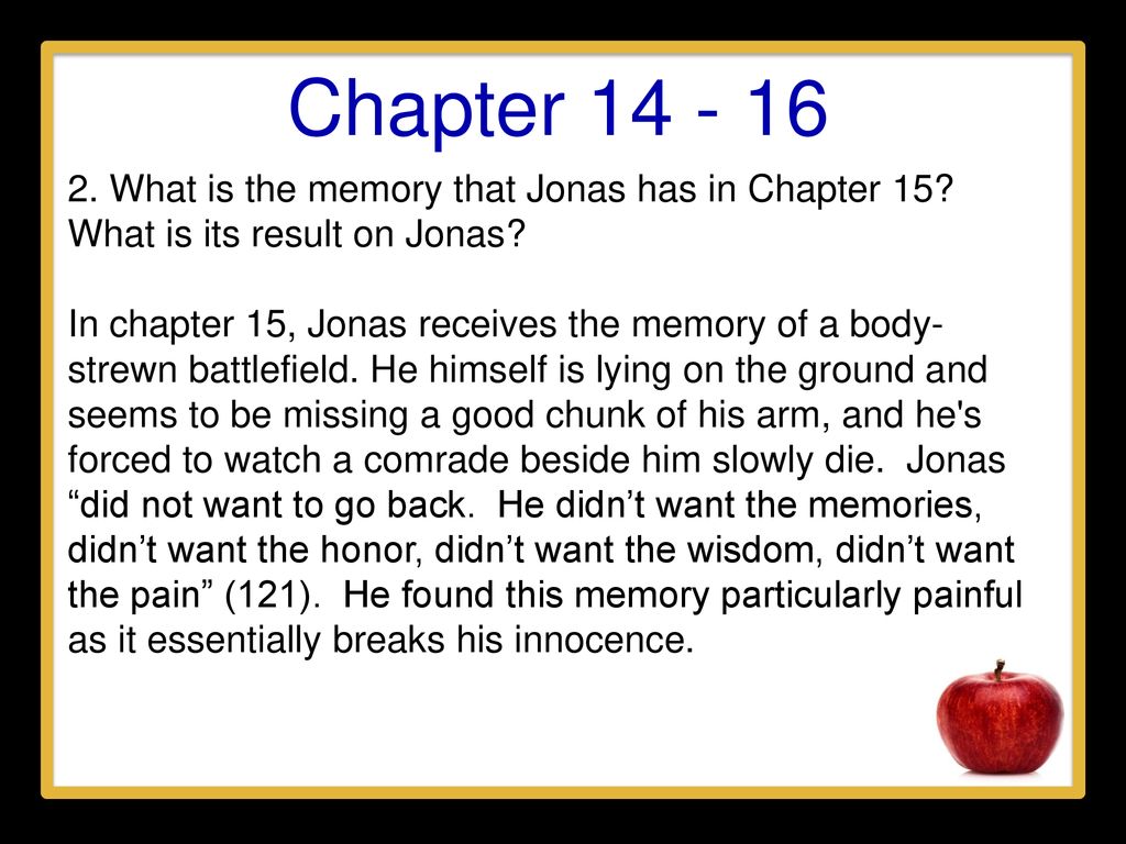 Chapters 14, 15, & 16 