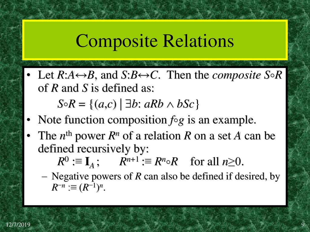 Relations 12 7 Ppt Download