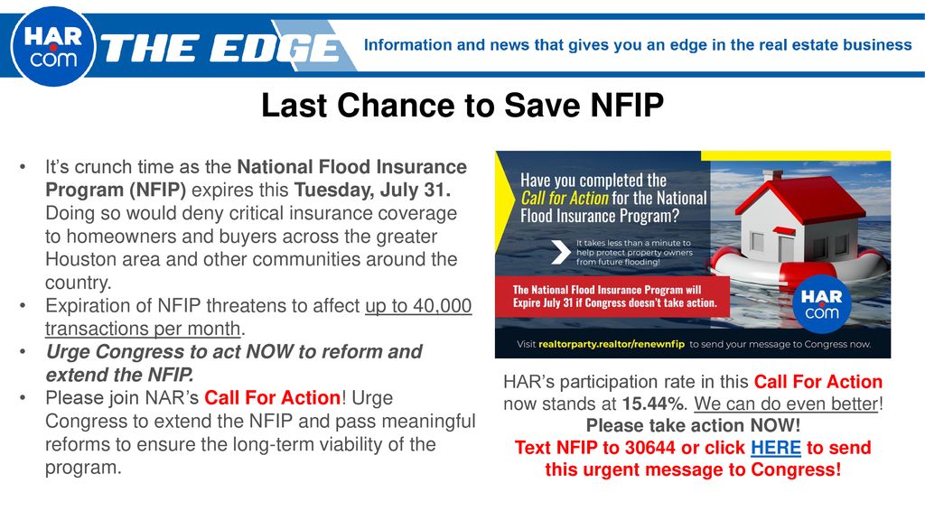 Last Chance to Save NFIP