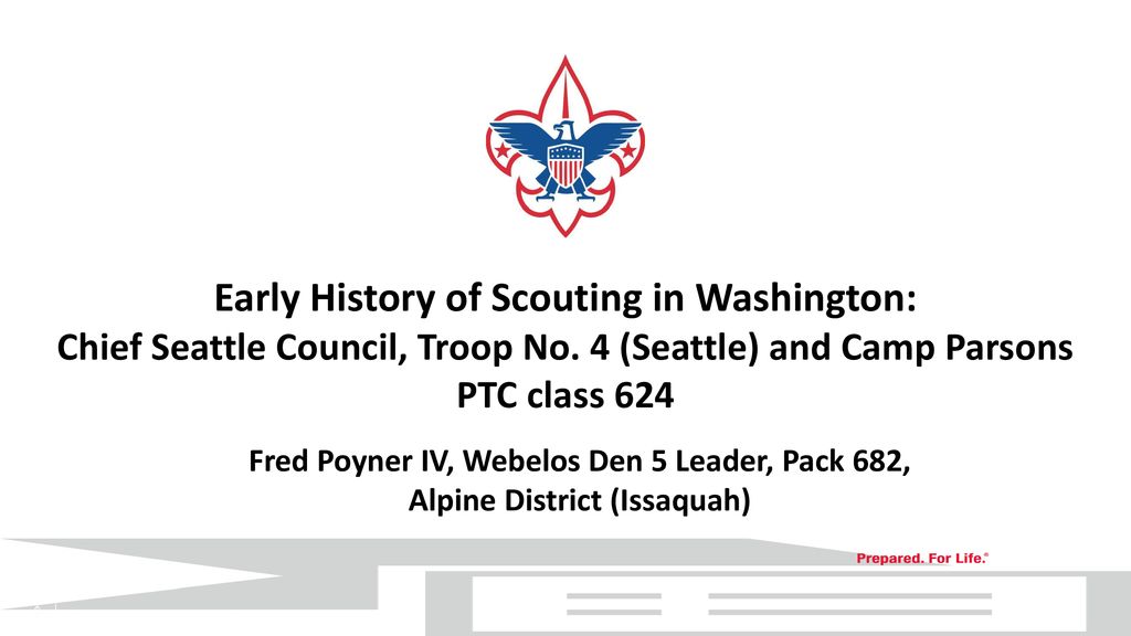 Early History of Scouting in Washington: