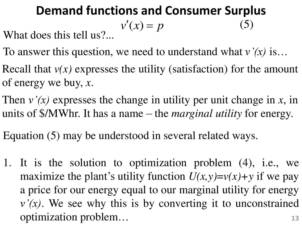 EE/Econ 458 Introduction To Economics: Consumer’s Surplus - Ppt Download