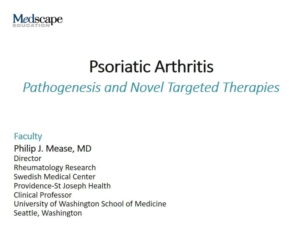 Psoriatic Arthritis. - ppt download