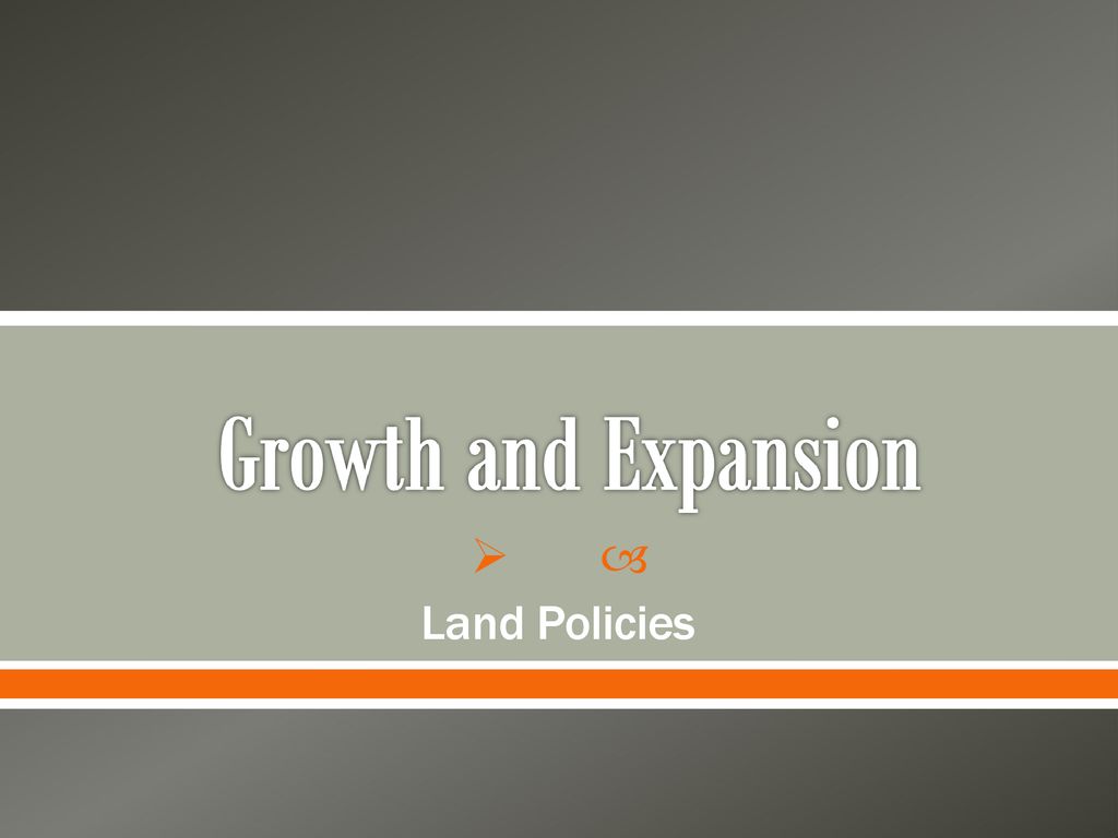 Land Policies. - ppt download