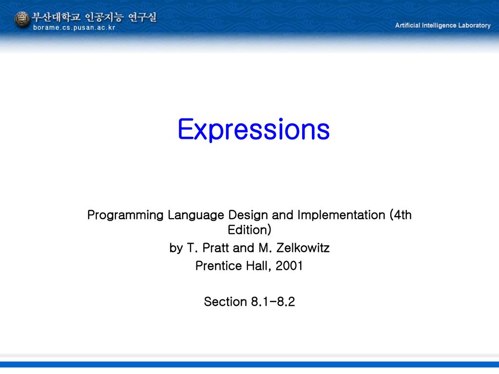 Expressions Programming Language Design and Implementation (4th Edition ...