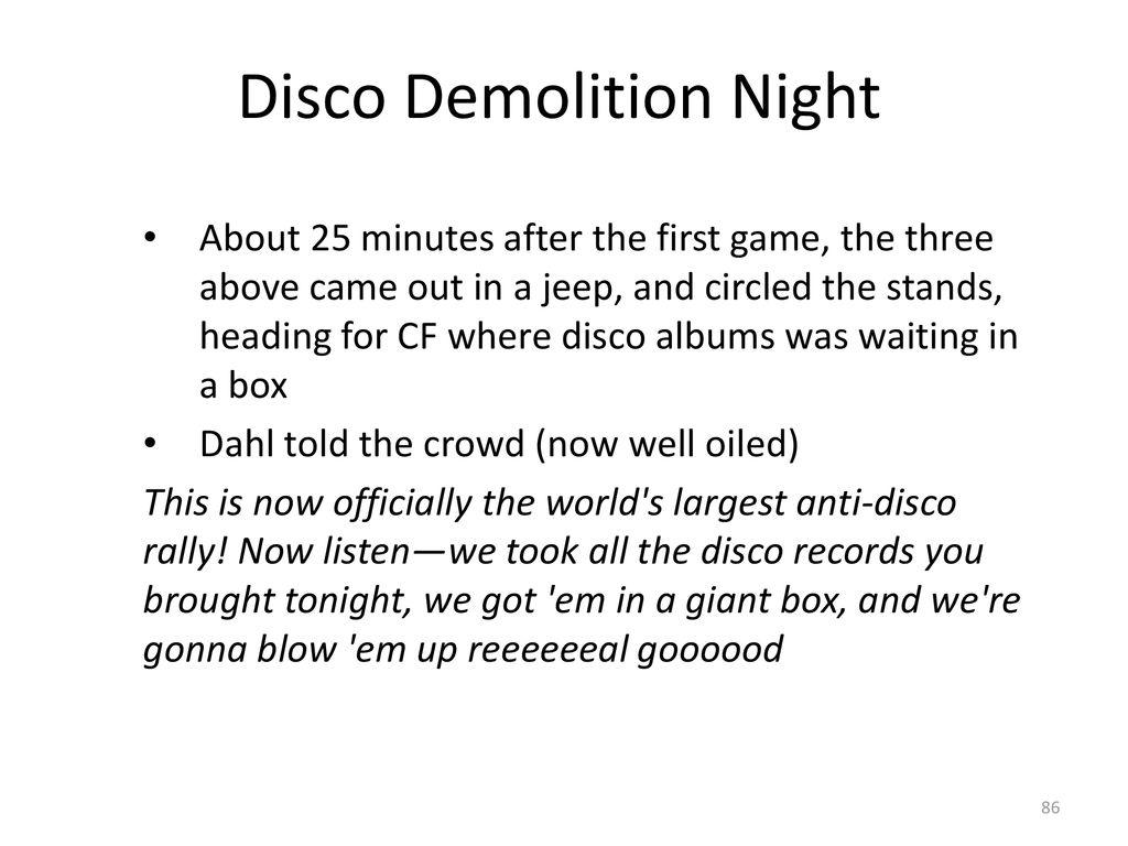 disco demolition night jeep