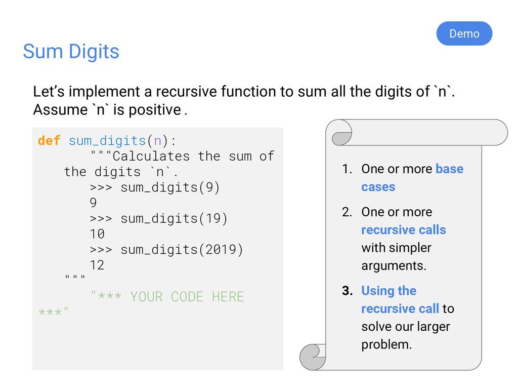 Lecture 6 - Recursion. - ppt download