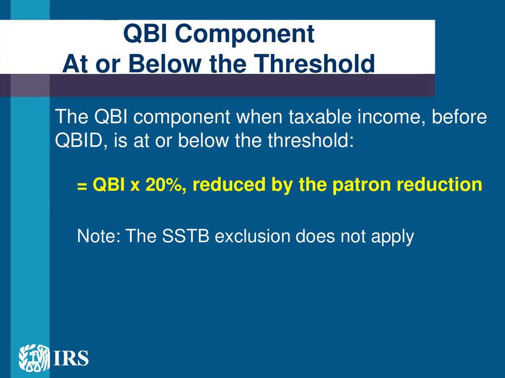 IRC 199A Overview Qualified Business Deduction ppt download