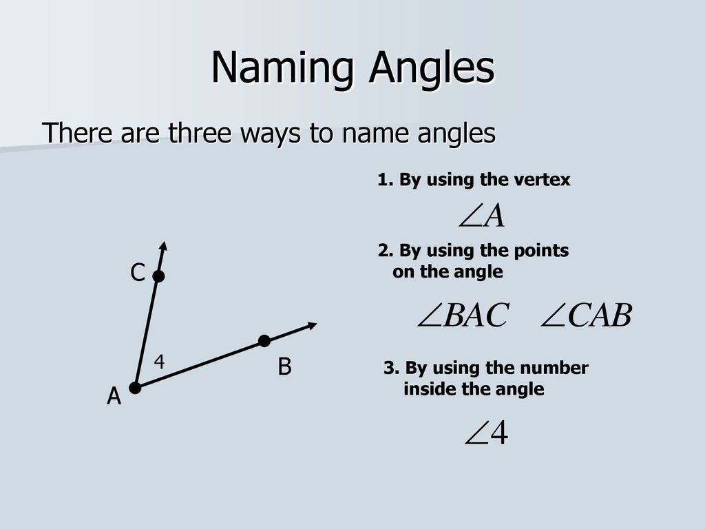 14144.144 Angles Measure CCSS: G-CO.14144 Experiment with transformations in