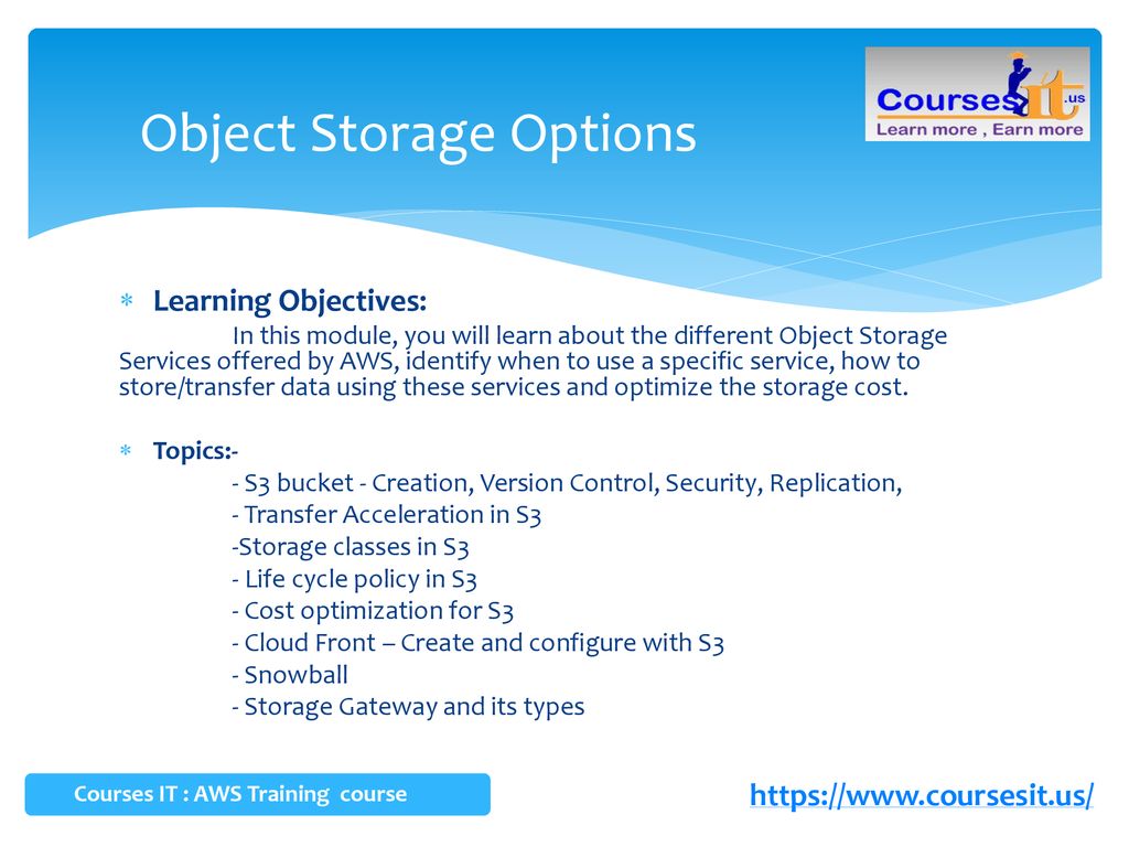 Object Storage Options
