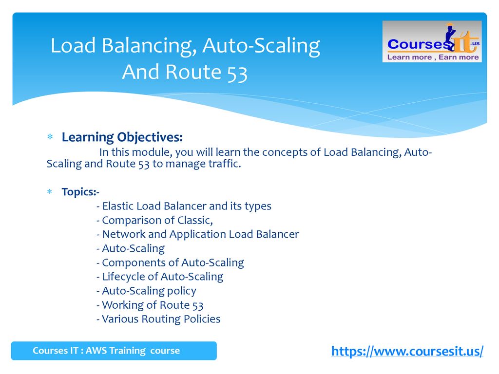 Load Balancing, Auto-Scaling And Route 53