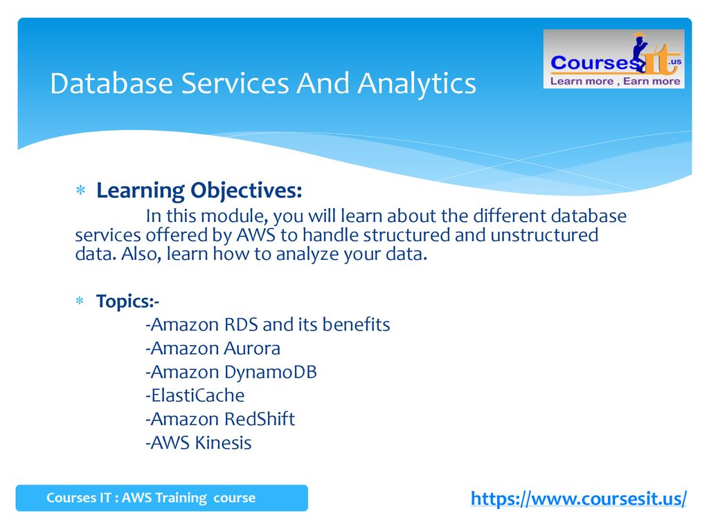 Database Services And Analytics