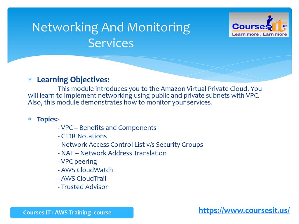Networking And Monitoring Services