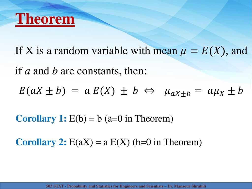 Mathematical Expectation Ppt Download