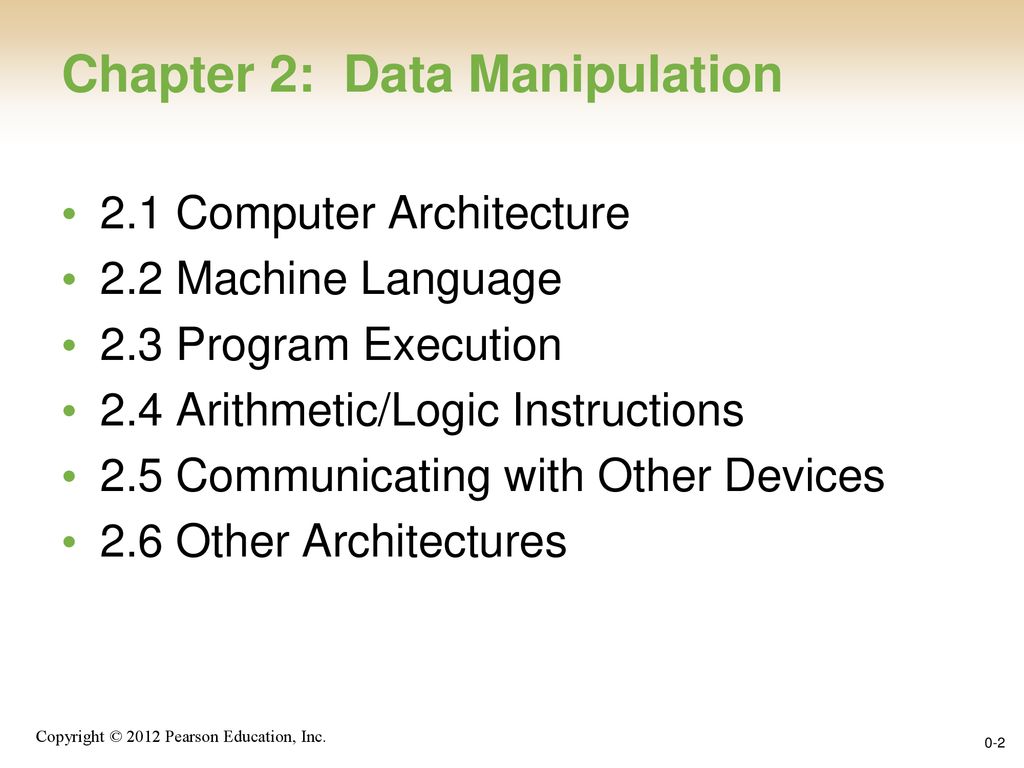 Chapter 2: Data Manipulation - ppt download