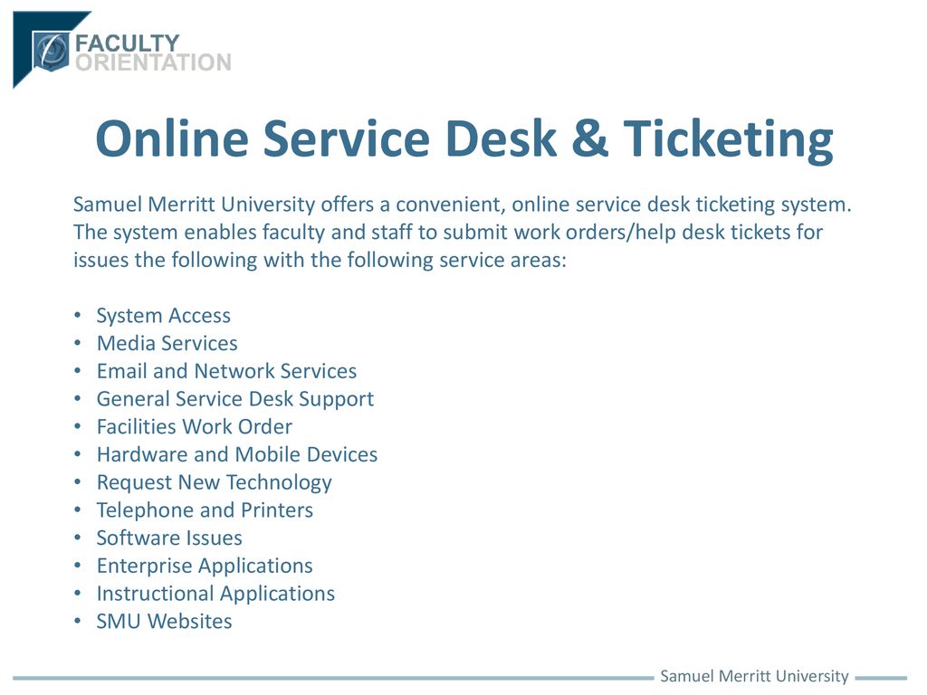 It And Facilities Ticketing Systems Ppt Download