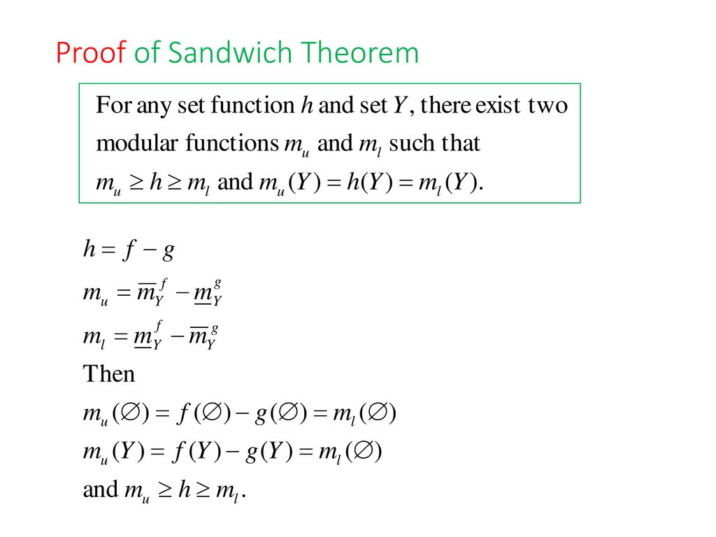 Sandwich Theorem Lecture ppt download