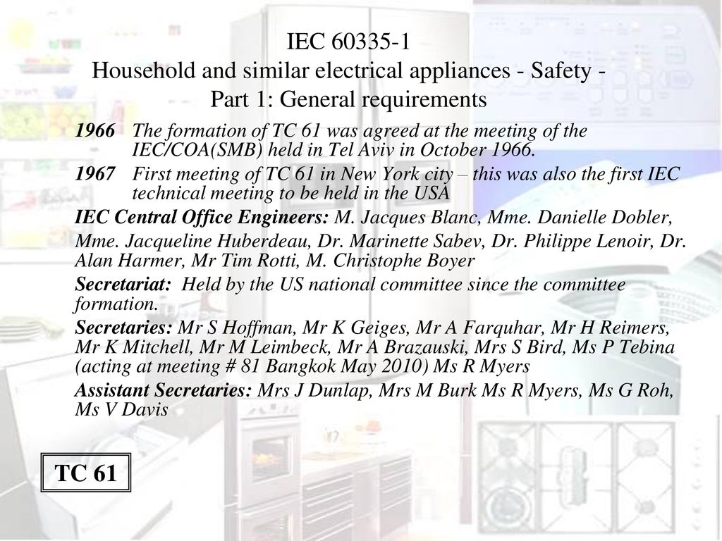 IEC publishes new safety standards for specific household appliances