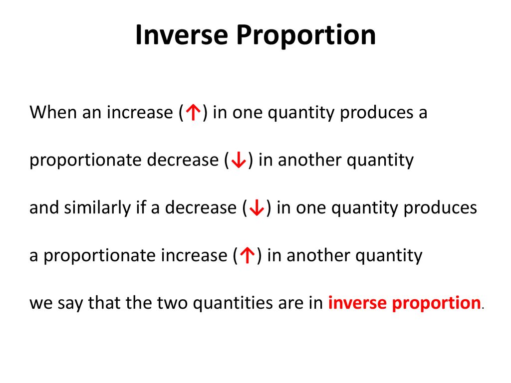 Indirect proportion word problems ppt download