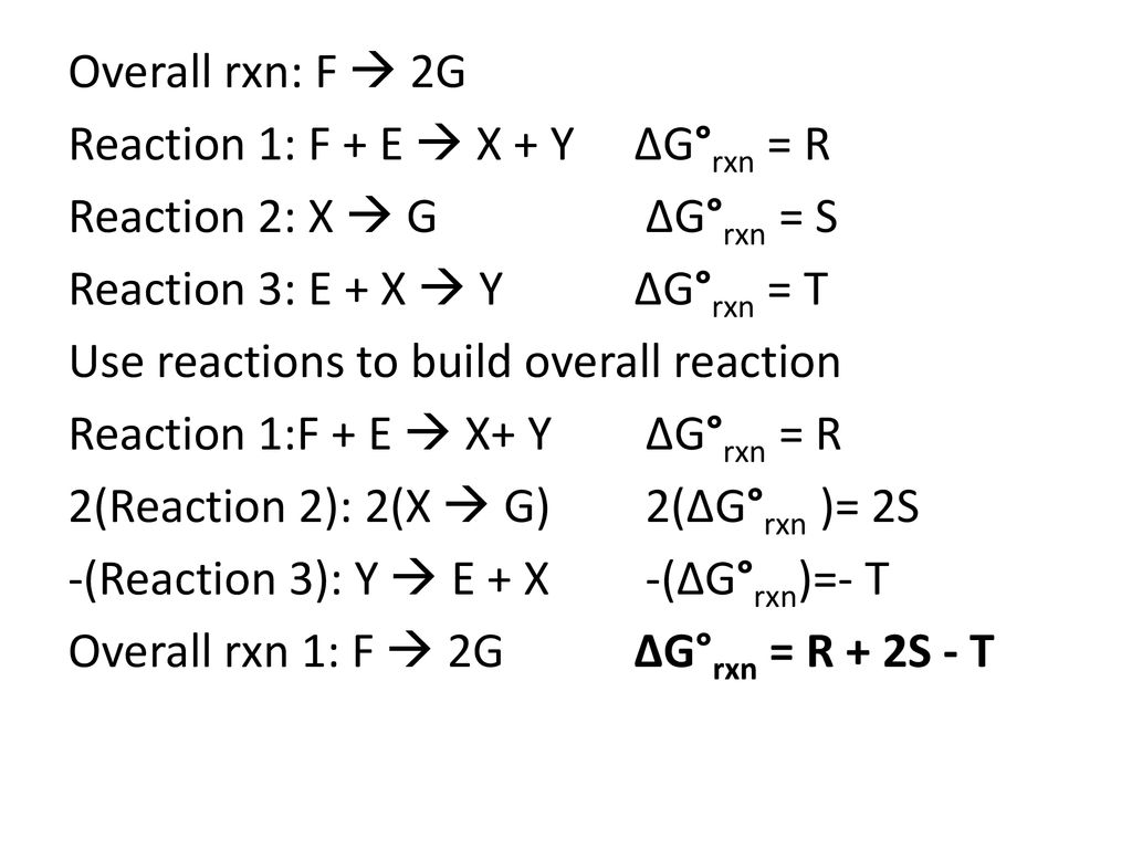 Chapter 19 Free Energy And Thermodynamics Ppt Download