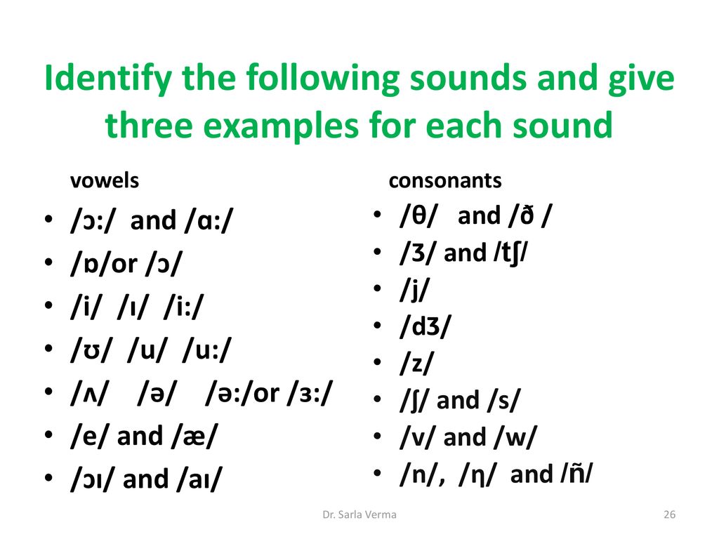 Phonetics Part Ii Consonants Ppt Download