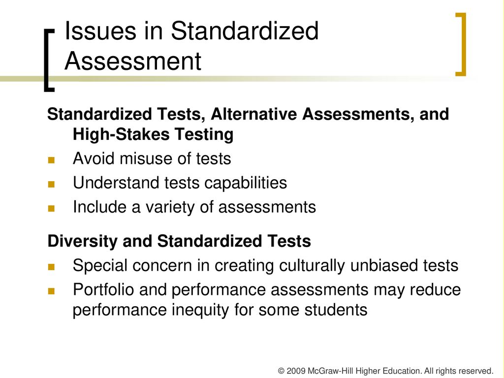 Standardized Tests and Testing - ppt download