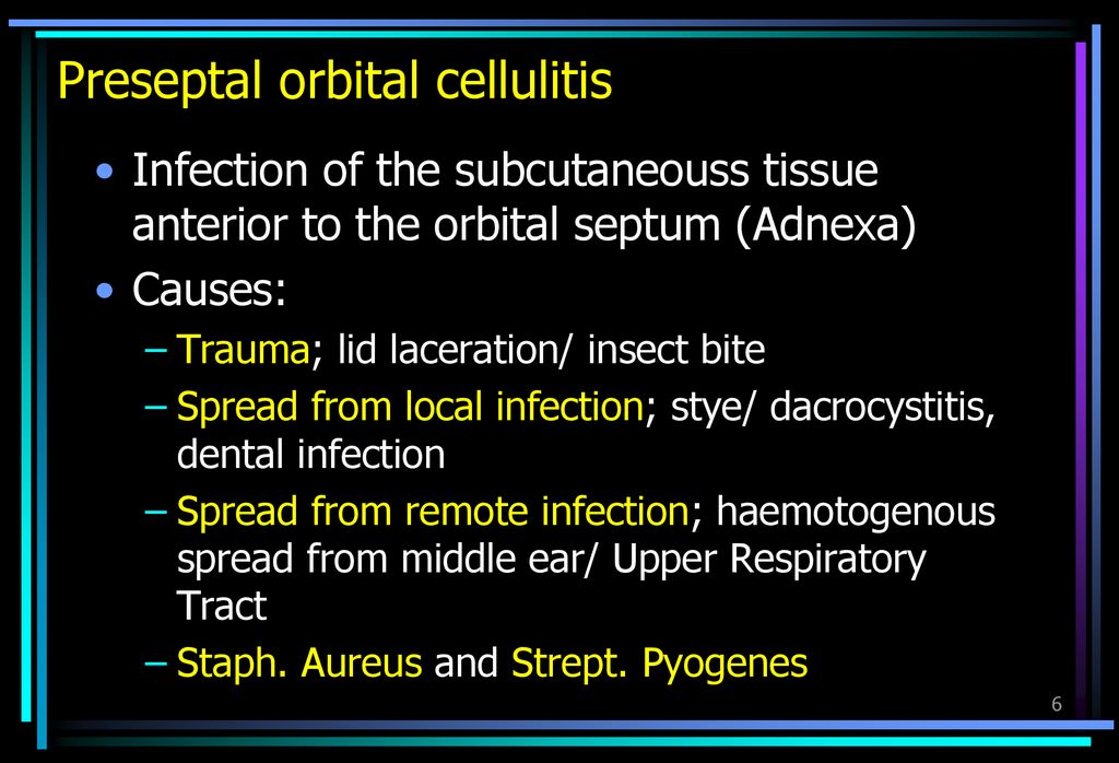 periorbital cellulitis contagious