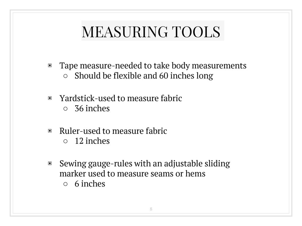 Sewing Equipment Chapter Ppt Download