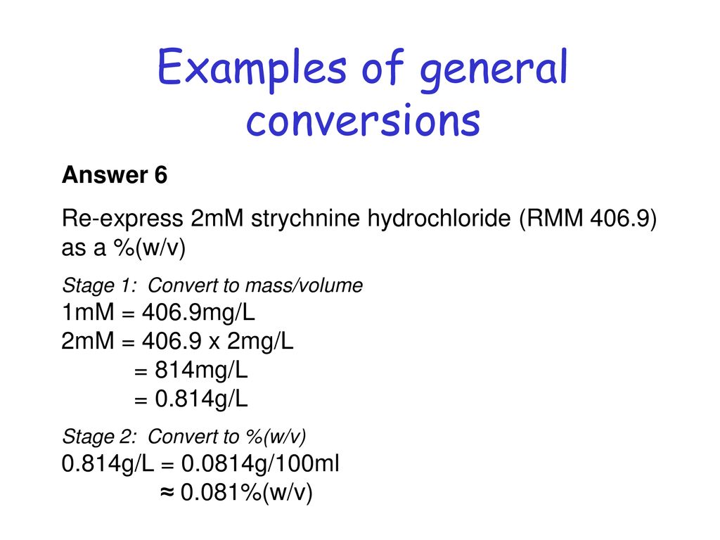 Pharmaceutical Calculations 4 Ppt Download