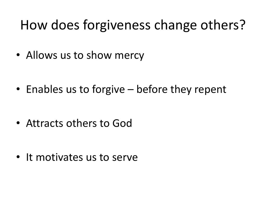 What Motivates Us to Forgive  