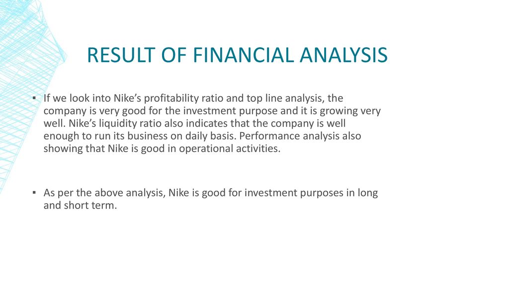 RESEARCH REPORT ON NIKE FINANCIALS - ppt download