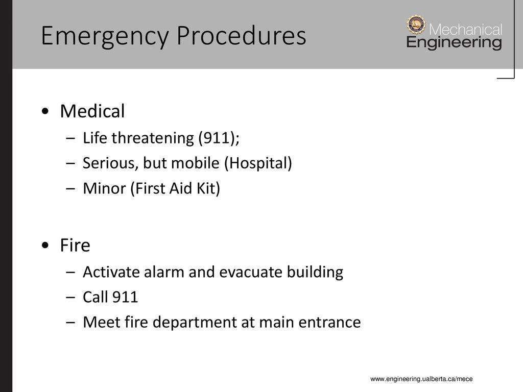 Safety Seminar Mec E Graduate Student Orientation - ppt download