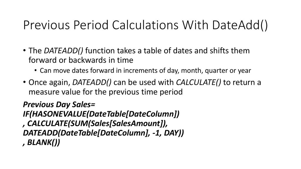 08 – Implementing Calculations In DAX - ppt download