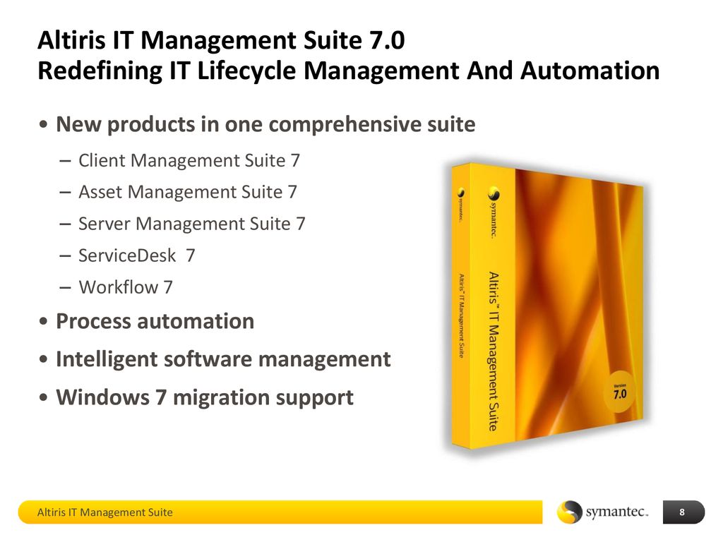 Altiris IT Management Suite 7 ppt download