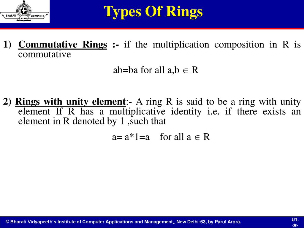 PPT - 6.6 Rings and fields PowerPoint Presentation, free download -  ID:6808468