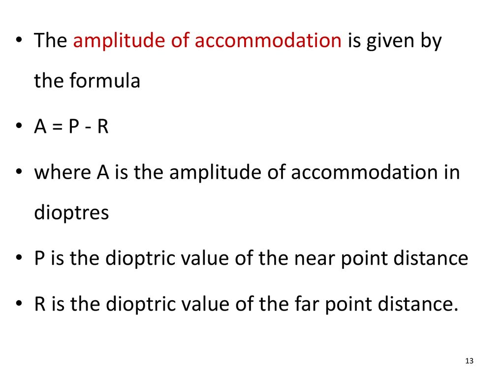 ACCOMMODATION AND CONVERGENCE - ppt download