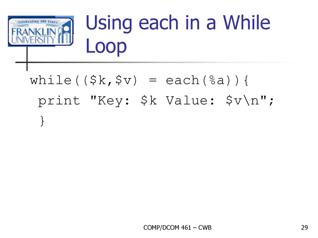 Perl Fundamentals Introduction to Perl as a Server-Side Technology ...