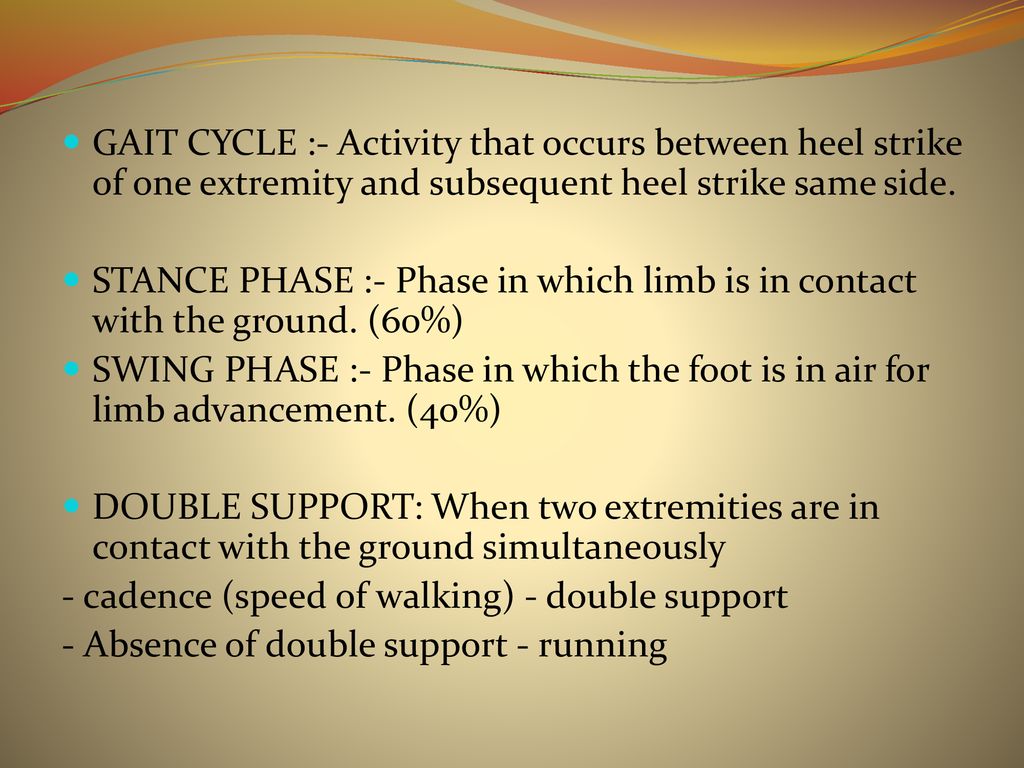 https://slideplayer.com/slide/17643941/105/images/4/GAIT+CYCLE+%3A-+Activity+that+occurs+between+heel+strike+of+one+extremity+and+subsequent+heel+strike+same+side..jpg