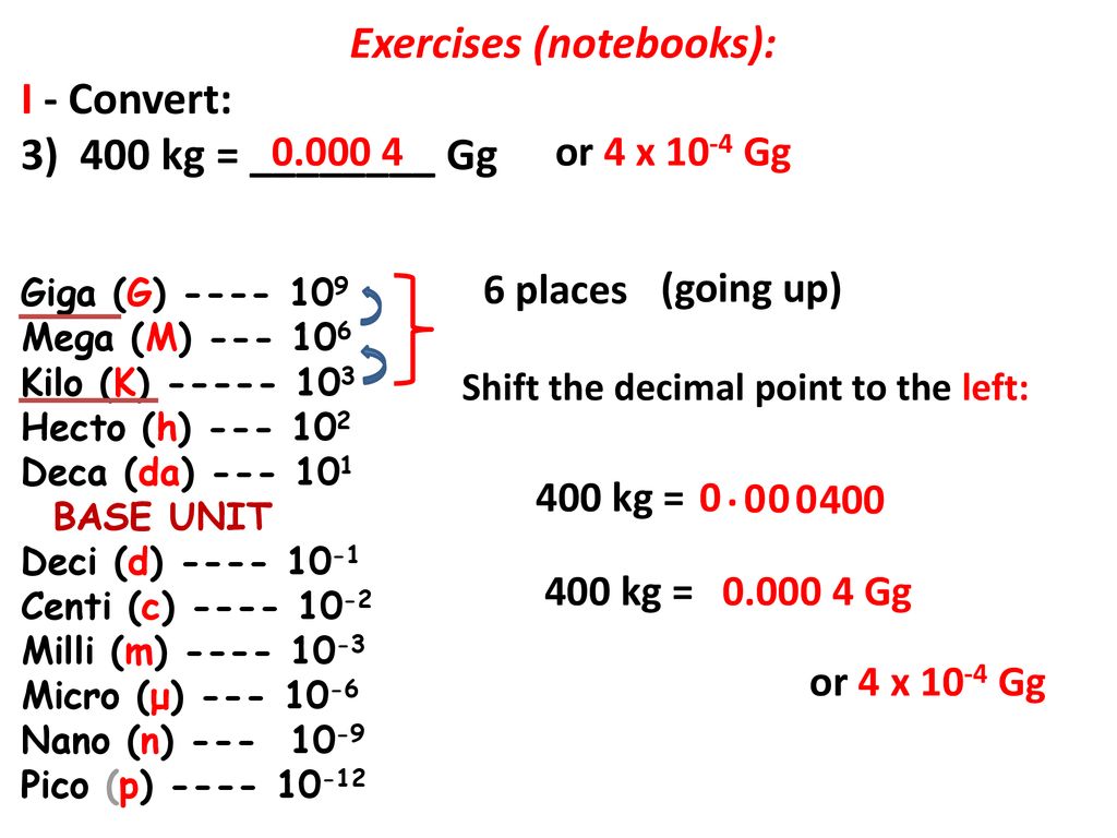 Multiply) (Divide) Giga (G) Mega (M) - ppt download