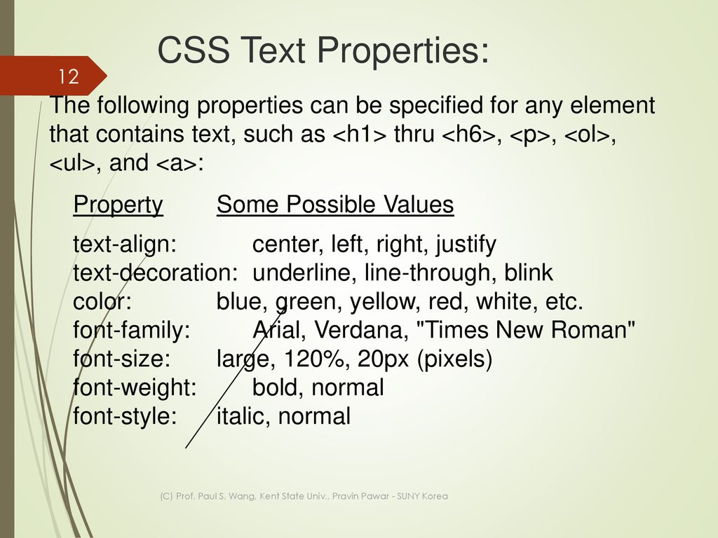 Chapter 4 Introduction To Css Ppt Download