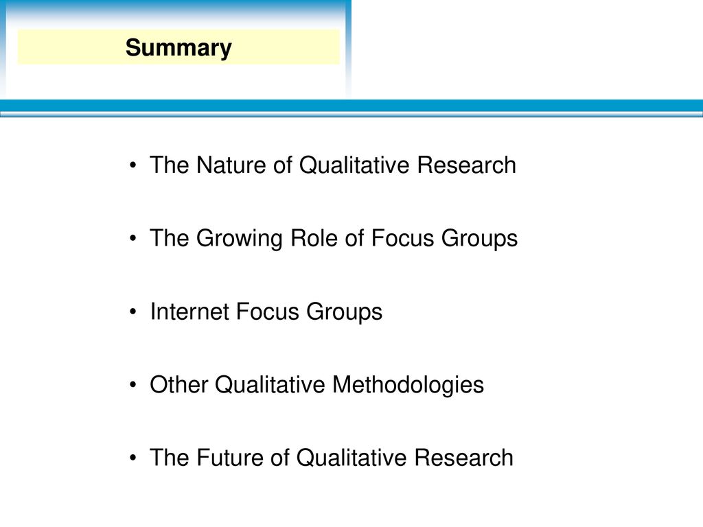chapter four qualitative research