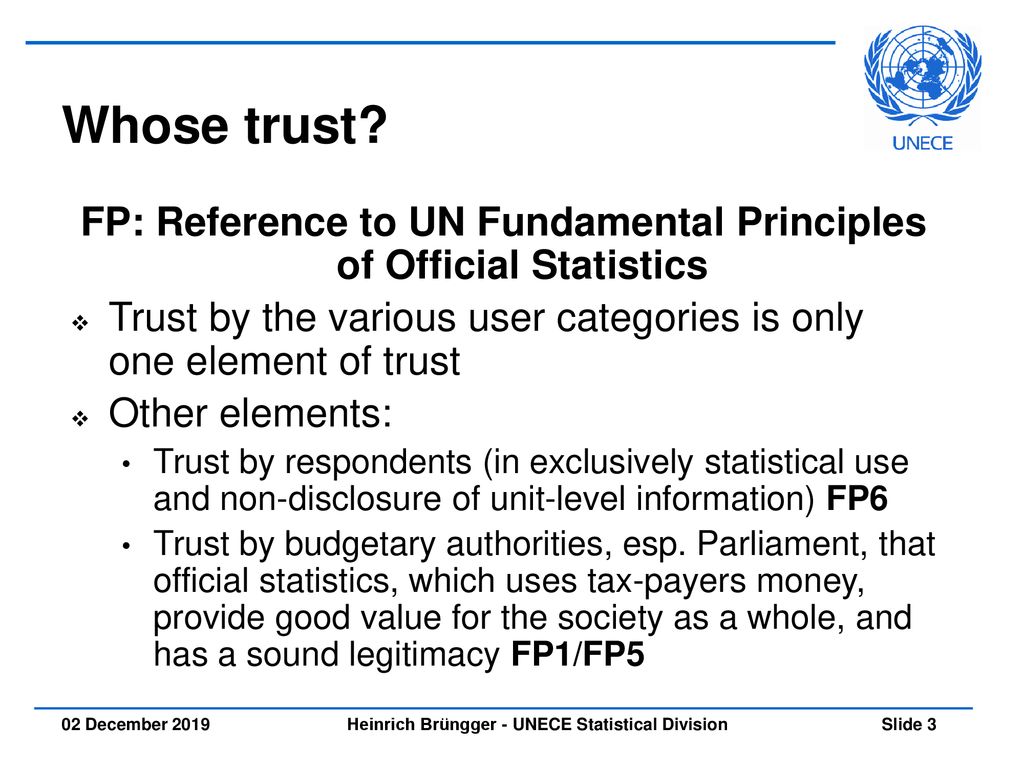 un fundamental principles of official statistics un fundamental principles of official statistics