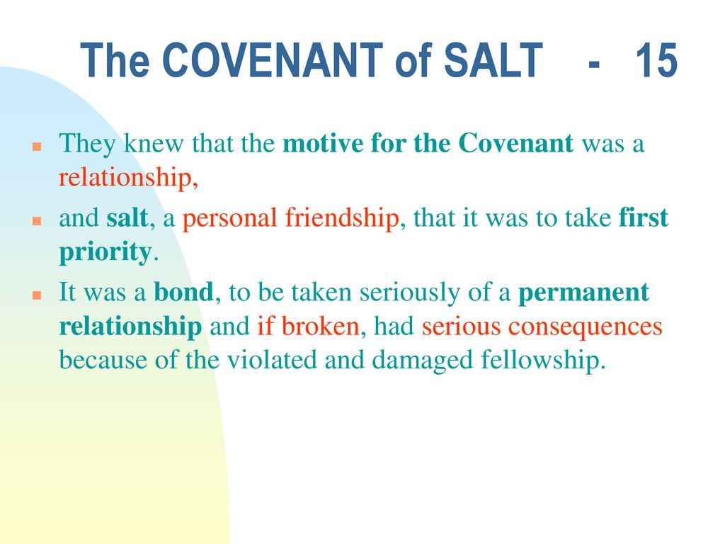 personal covenant