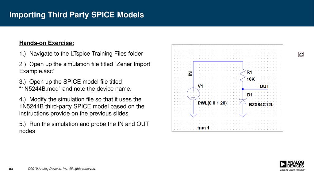 LTspice folder/file structure and SPICE model type