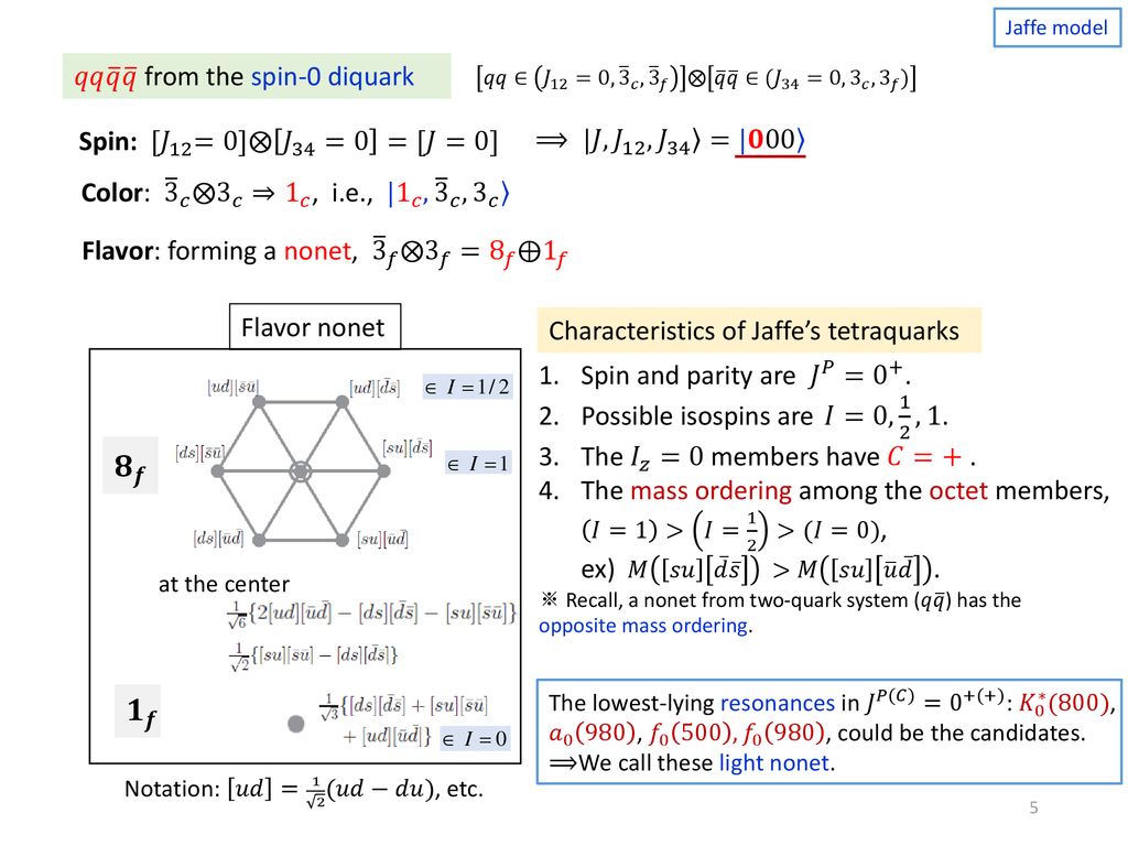 Tetraquark Mixing Framework To Explain The Two Light Meson Nonets Ppt Download