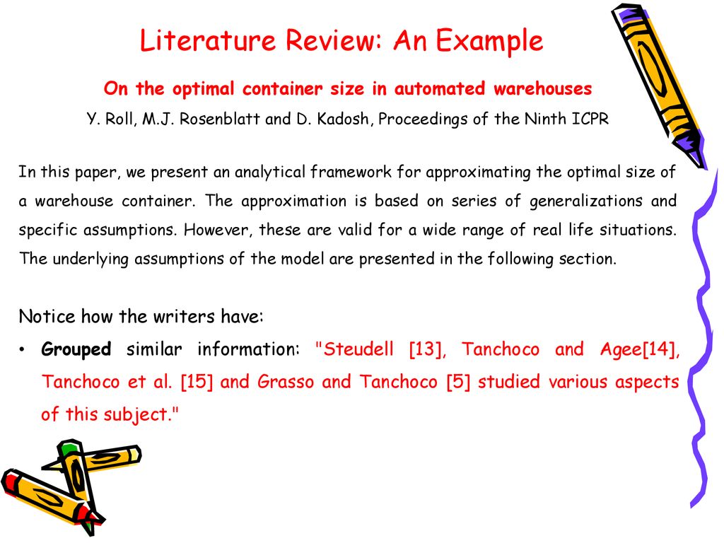 Literature Review. - ppt download