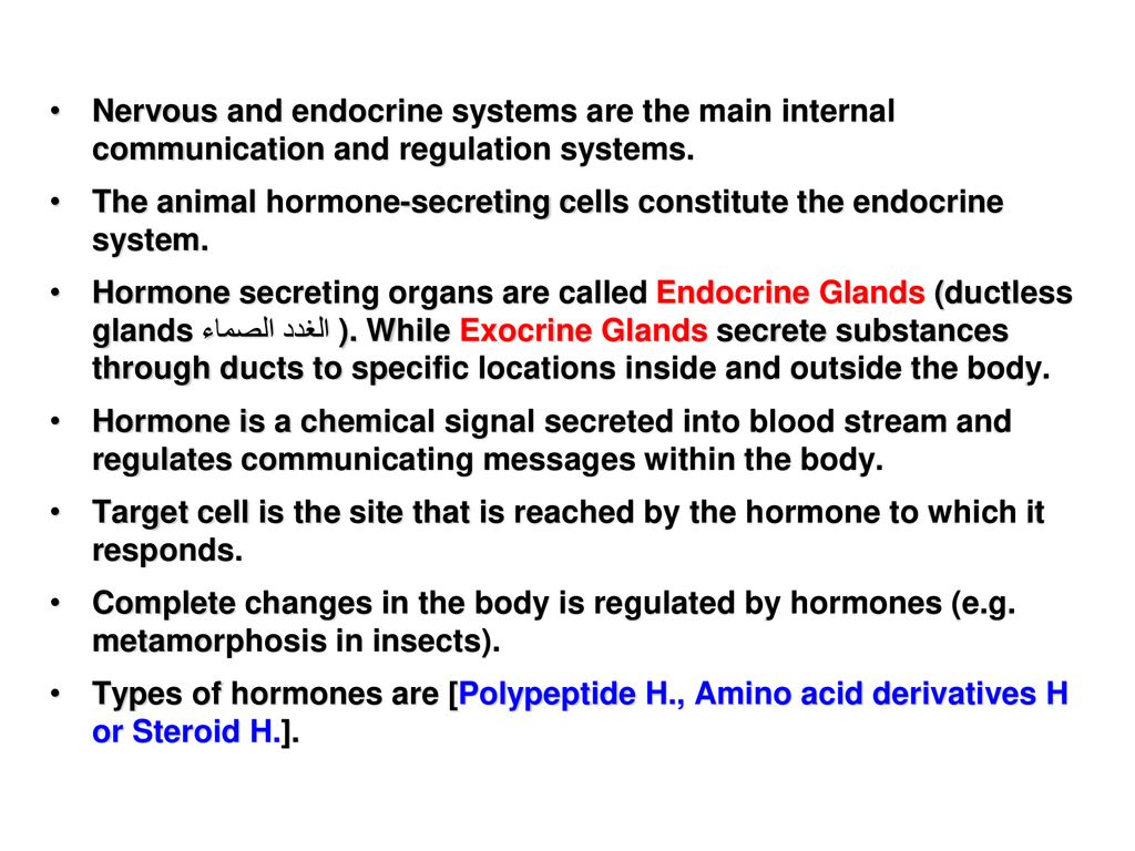 CHEMICAL SIGNALS IN ANIMALS Biology Diagrams